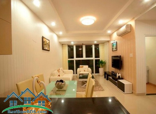 Cho thuê căn hộ chung cư Him Lam Riverside - Quận 7 , dt 78m2, 2 phòng ngủ,  trang bị nội thất đầy đủ