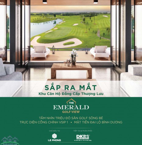 Sắp mở bán dự án hot nhất Bình Dương The Emerald Golf View thanh toán linh hoạt cho giới đầu tư, 0902771723 chọn căn đẹp
